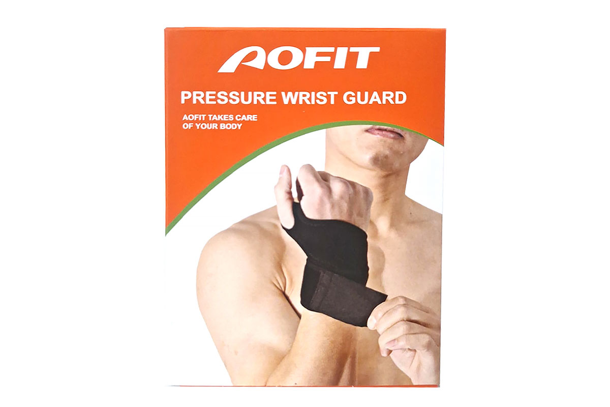 AOFIT PRESSURE WRIST GUARD HOOK AND LOOP 1 PCS - Apotek Plus Pharmacy