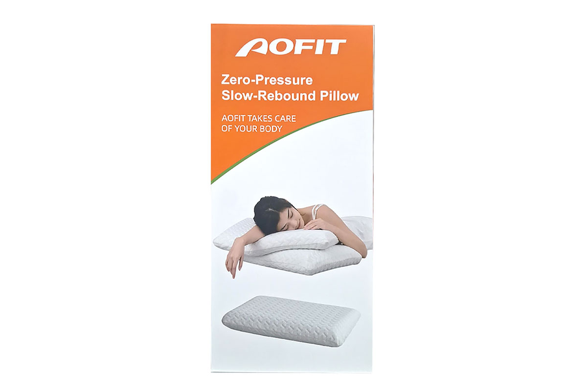 AOFIT ZERO PRESSURE SLOW REBOUND PILLOW - Apotek Plus Pharmacy