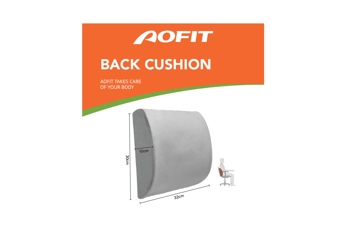 AOFIT BACK CUSHION LUMBO BACK REST PILLOW - Apotek Plus Pharmacy