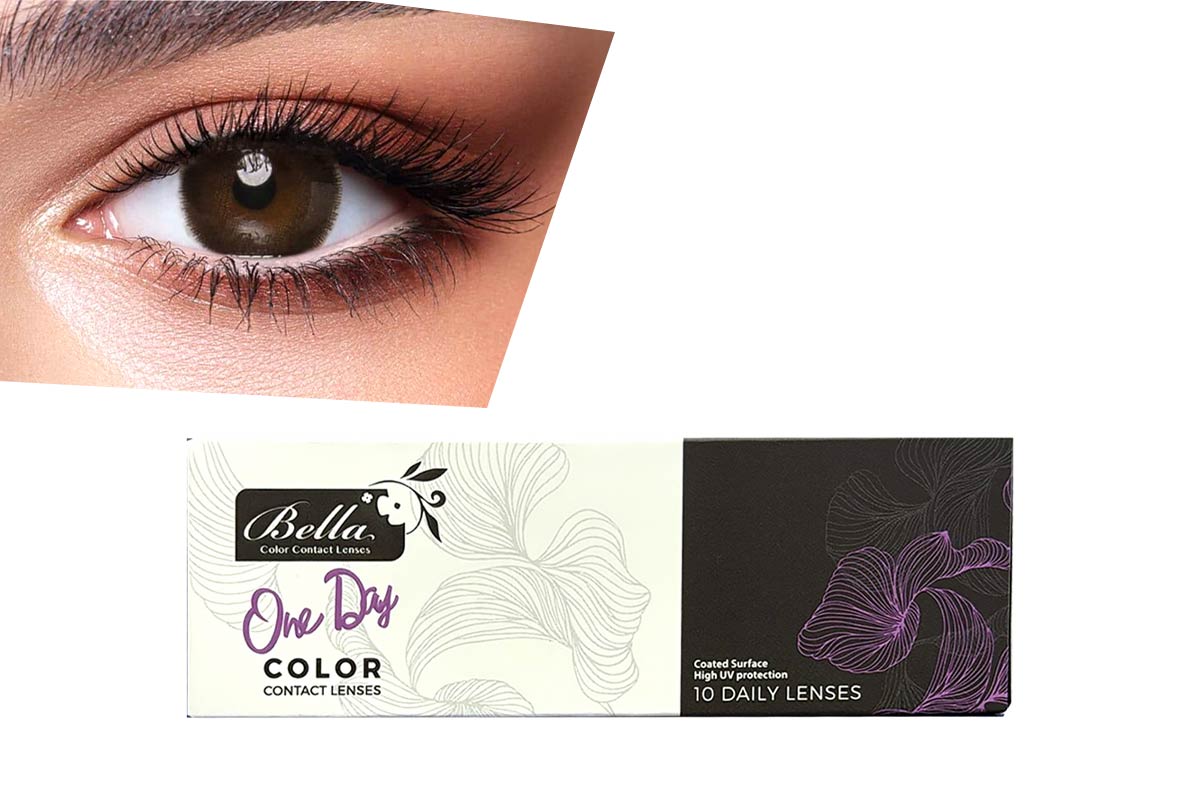 BELLA ONE DAY COLOR CONTACT LENSES CEDAR 10 PIECES - Apotek Plus Pharmacy