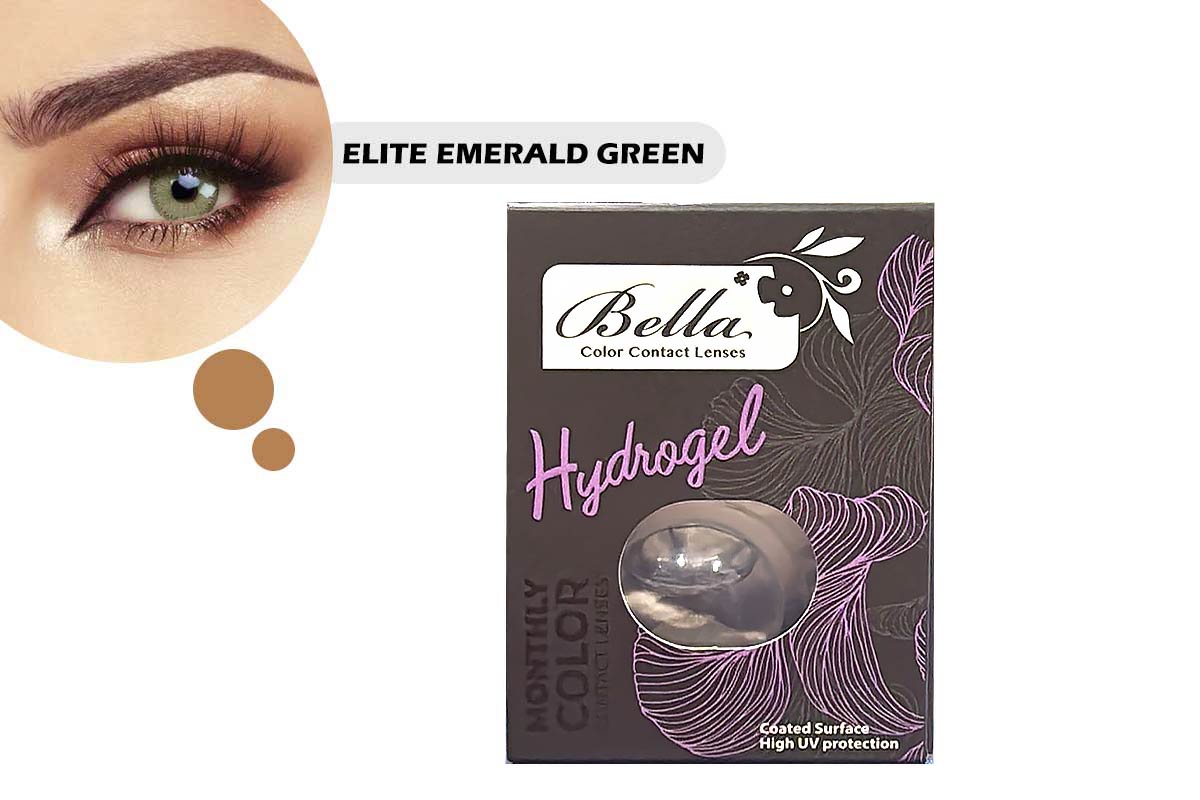 BELLA COLOR CONTACT LENSES ELITE EMERALD GREEN - Apotek Plus Pharmacy