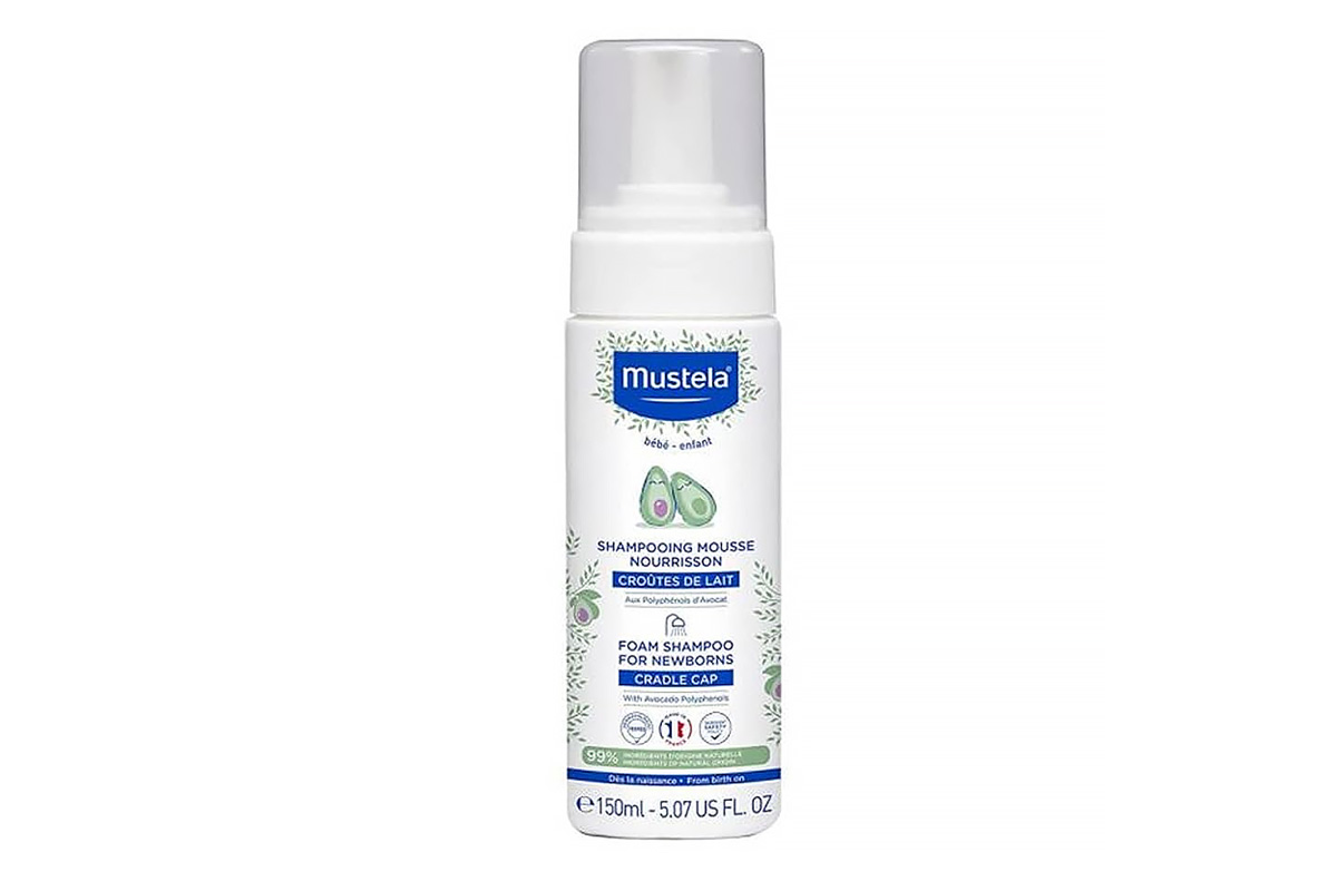 MUSTELA NEW BORNS FOAM SHAMPOO 150ML - Apotek Plus Pharmacy