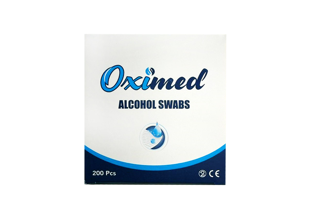 OXIMED ALCOHOL SWABS 200 PIECES - Apotek Plus Pharmacy