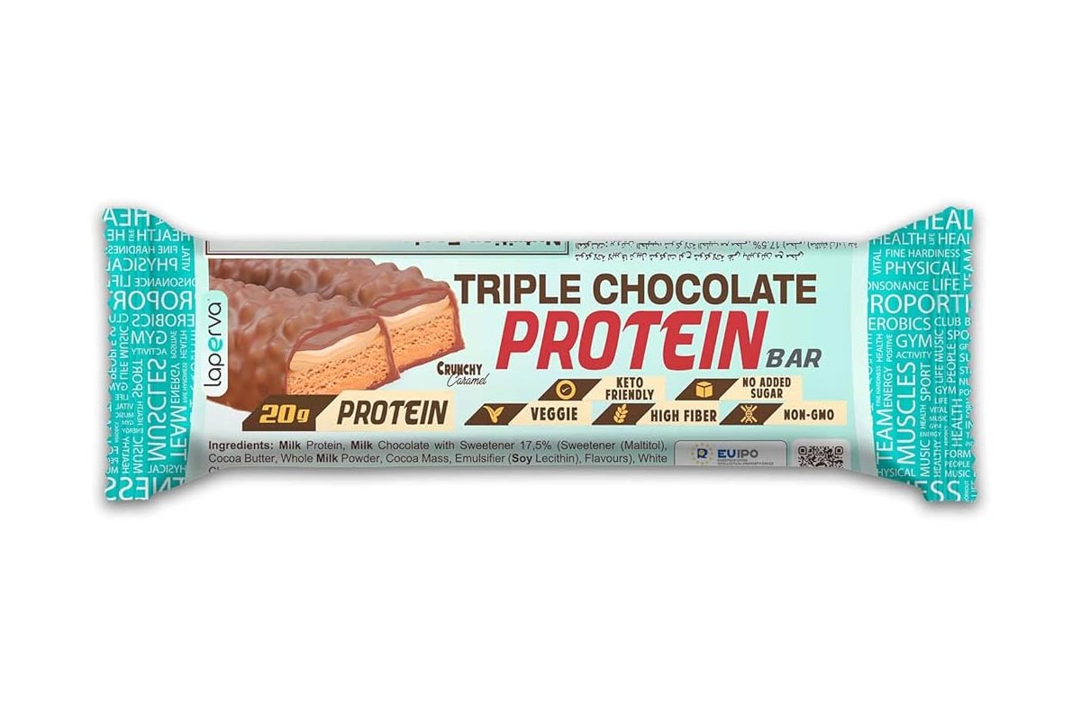LAPERVA TRIPLE CHOCOLATE PROTEIN BAR 60 GM - Apotek Plus Pharmacy