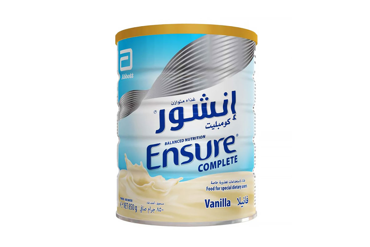ENSURE COMPLETE NUTRITION POWDER VANILLA 850GM - Apotek Plus Pharmacy