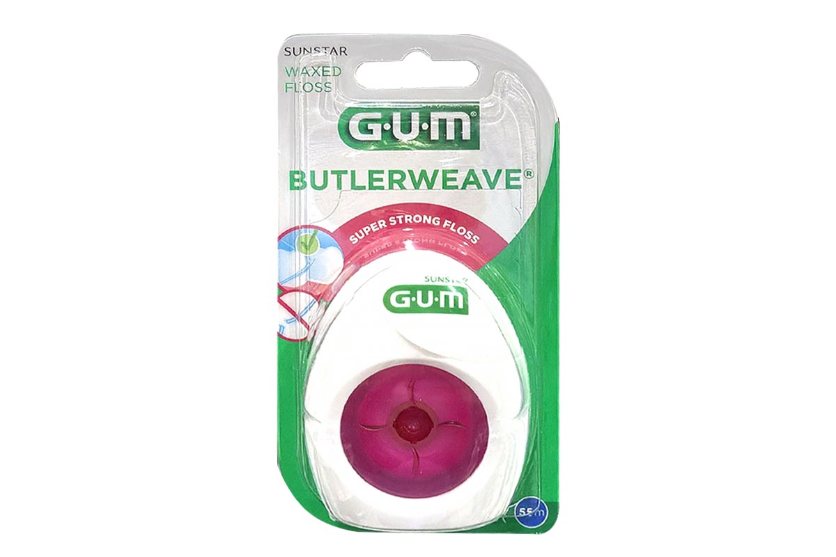 GUM BUTLER WEAVE  WAXED  FLOSS 1155 - Apotek Plus Pharmacy